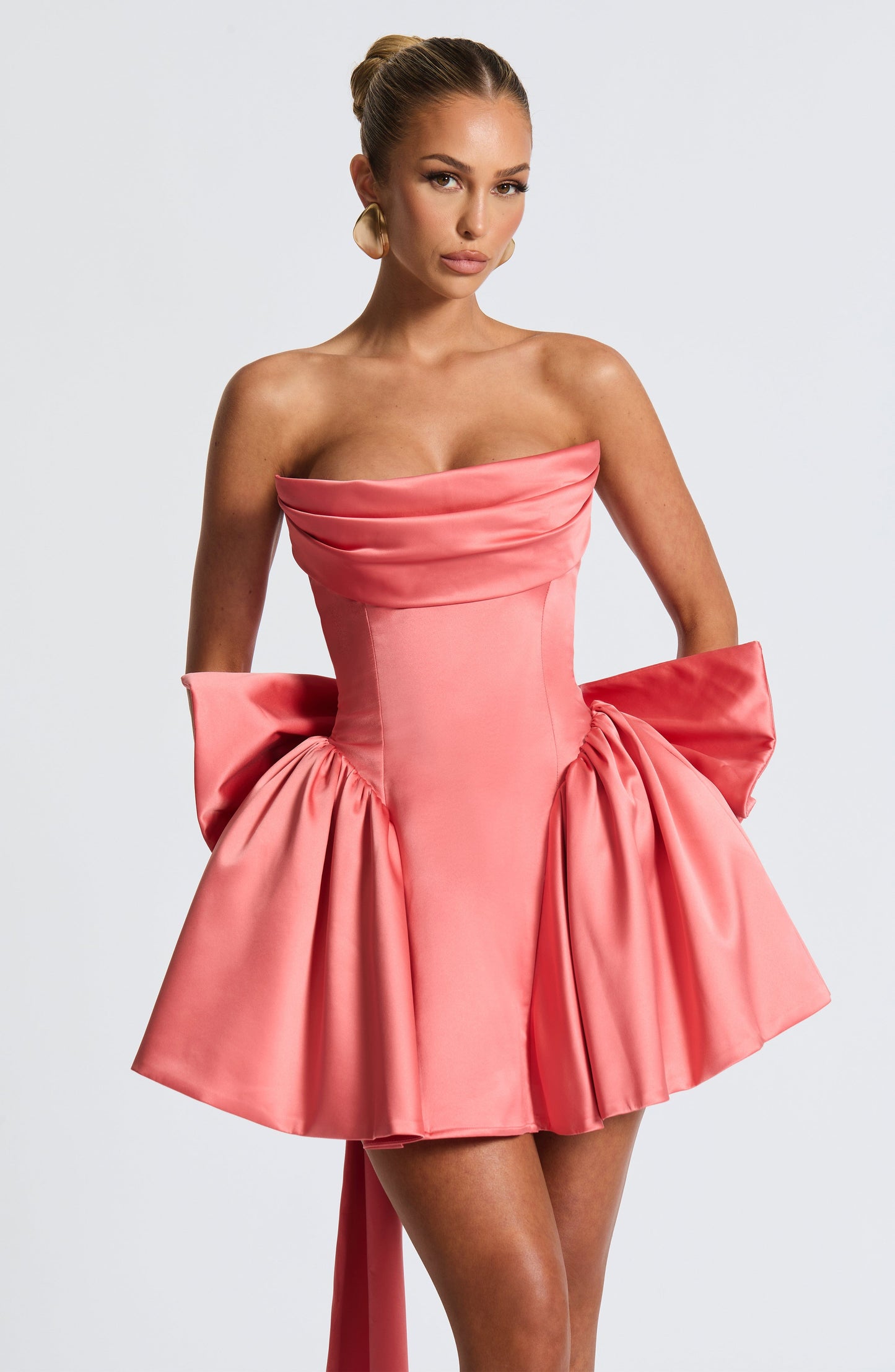 Abito Mini Rosa Corallo