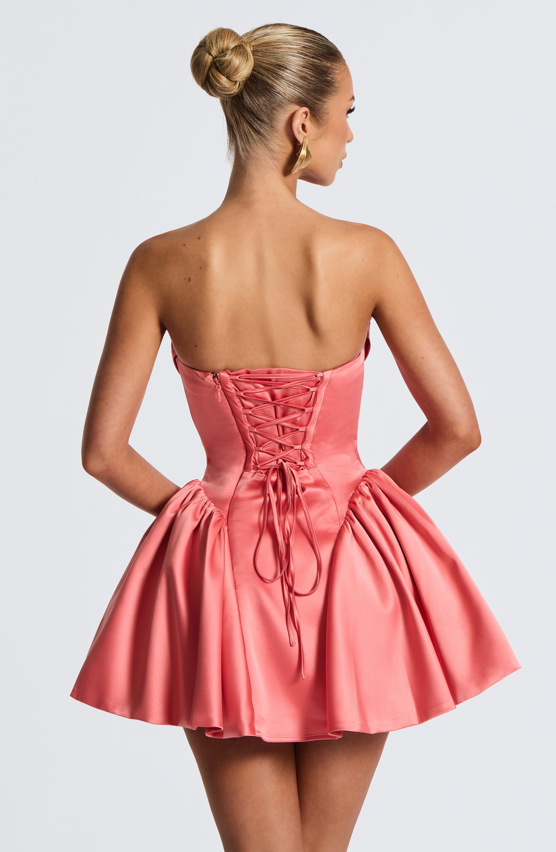 Abito Mini Rosa Corallo