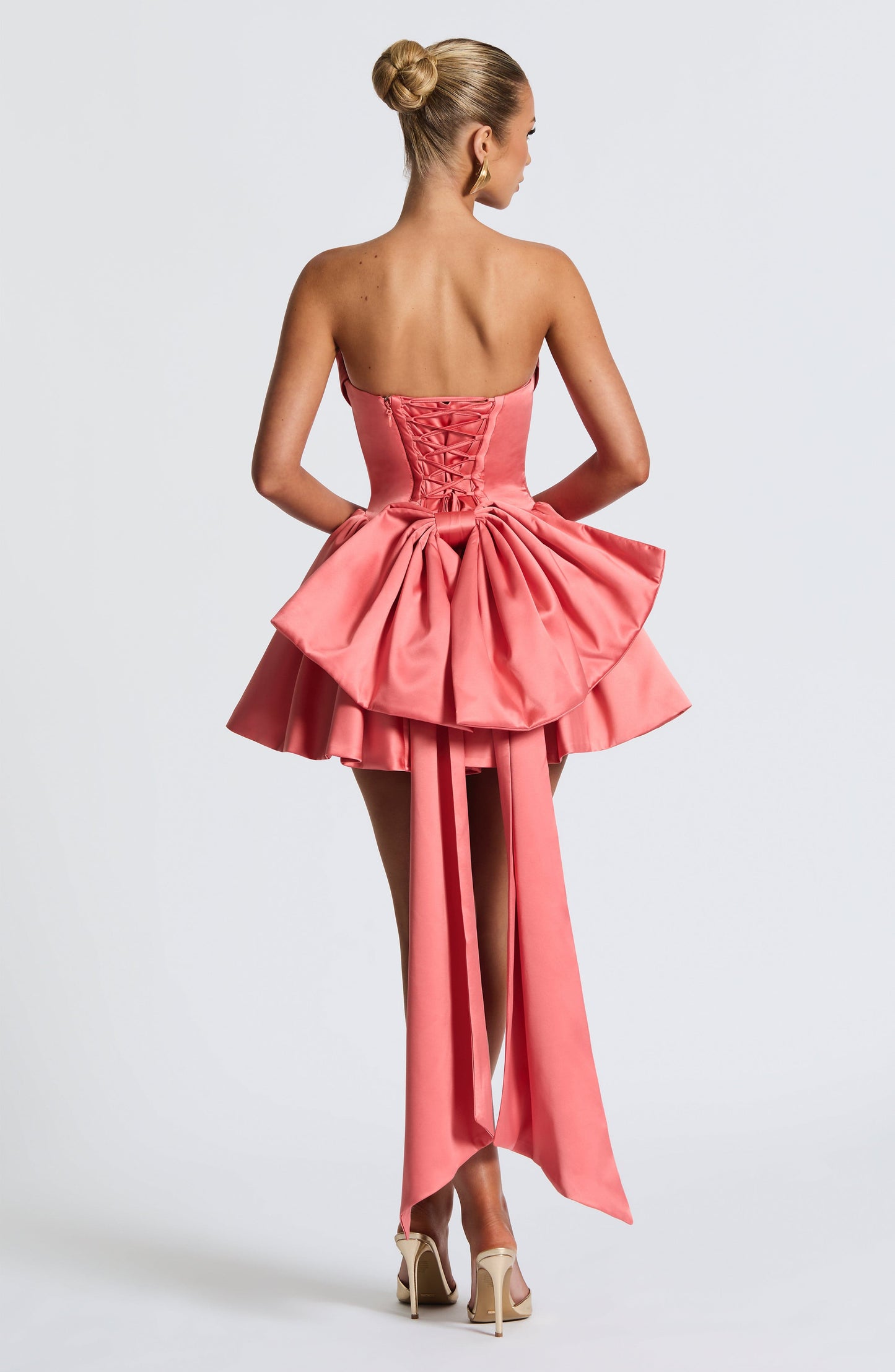 Abito Mini Rosa Corallo