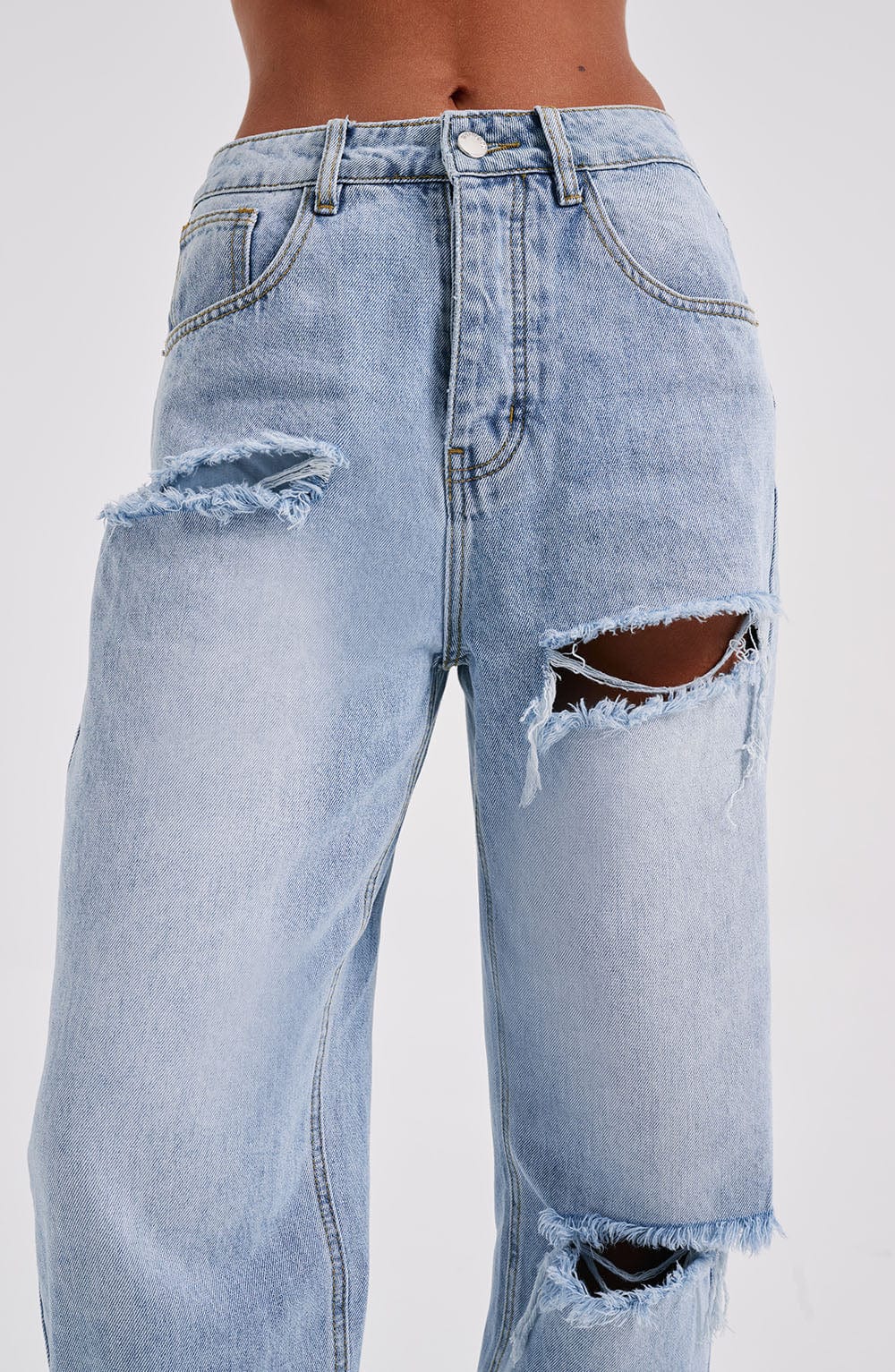 Pantaloni Blu Lavabile