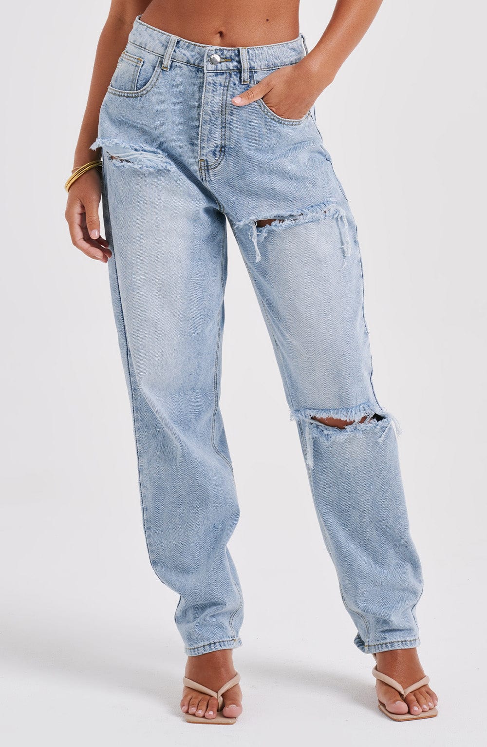 Pantaloni Blu Lavabile