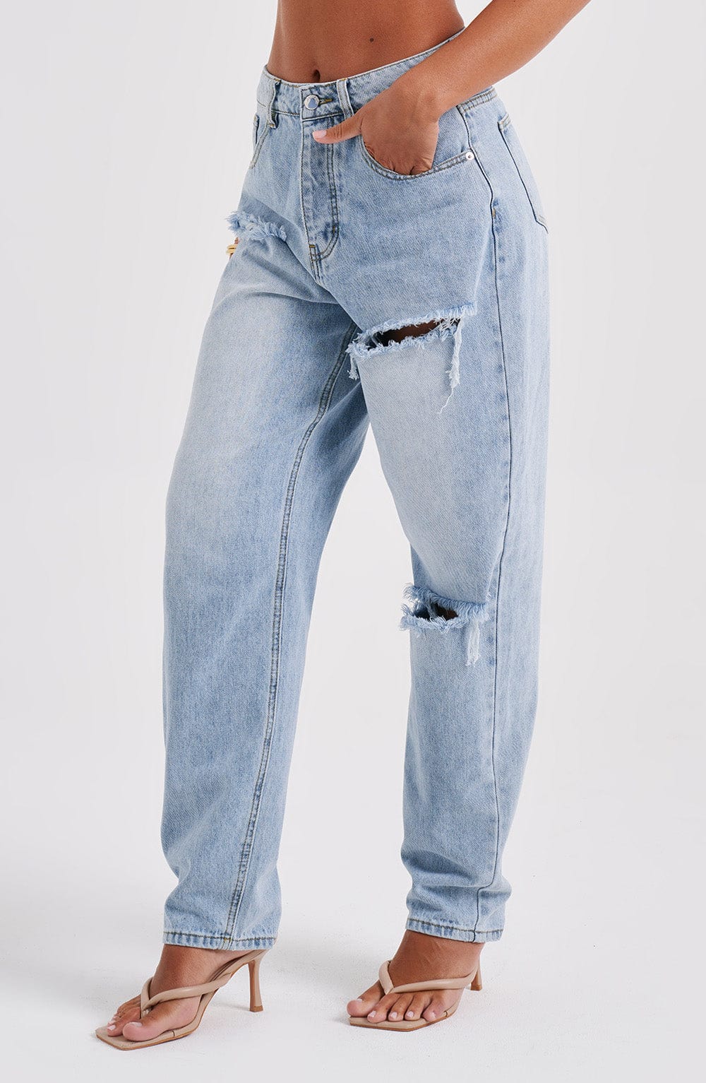 Pantaloni Blu Lavabile