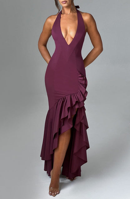 Abito Maxi Cherry Lacquer