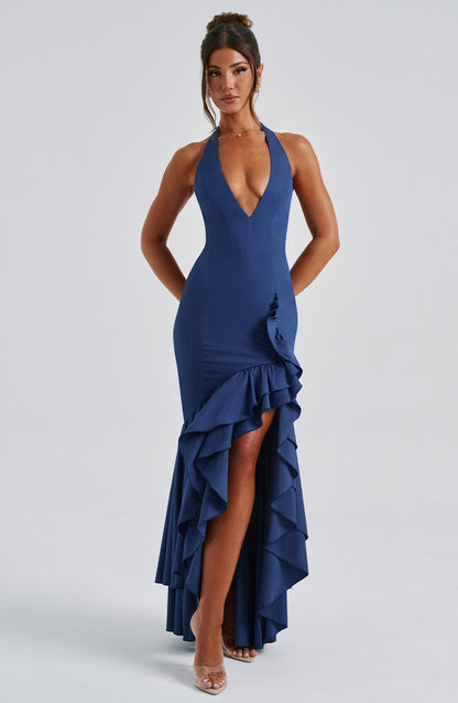 Abito Maxi Veronique Blu