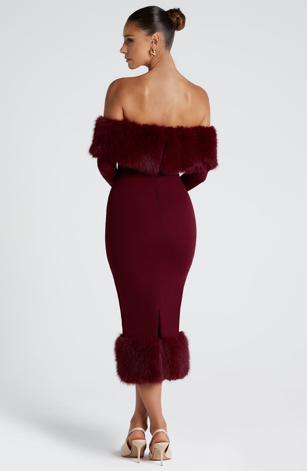 Vestito Midi Vittoria - Vino