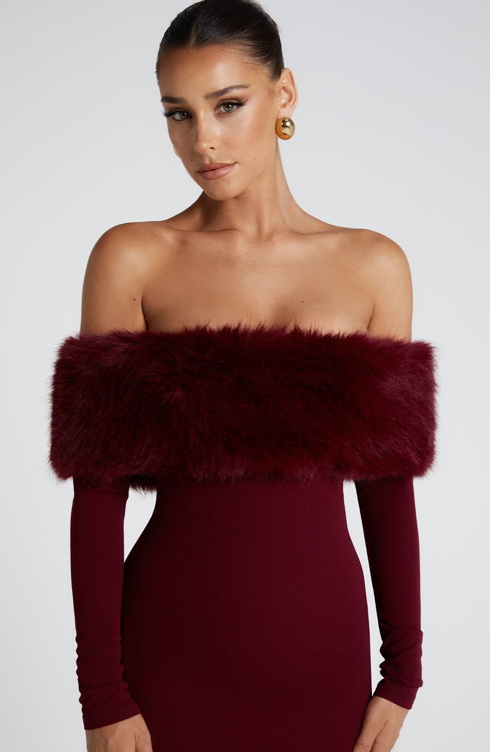 Vestito Midi Vittoria - Vino