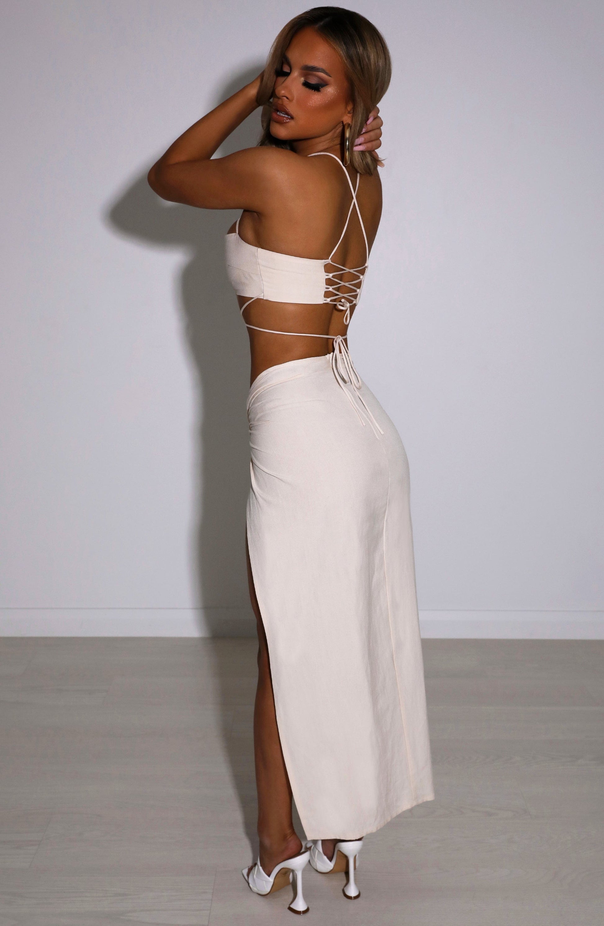 Vivianna Maxi Gonna Beige
