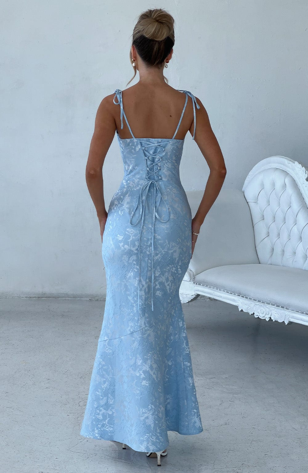 Whitney Maxi Dress Blu