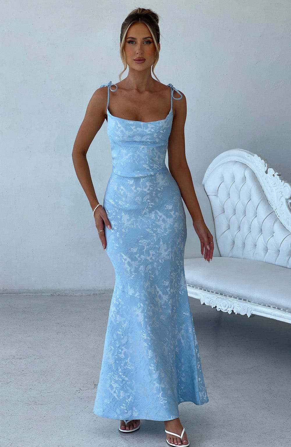 Whitney Maxi Dress Blu