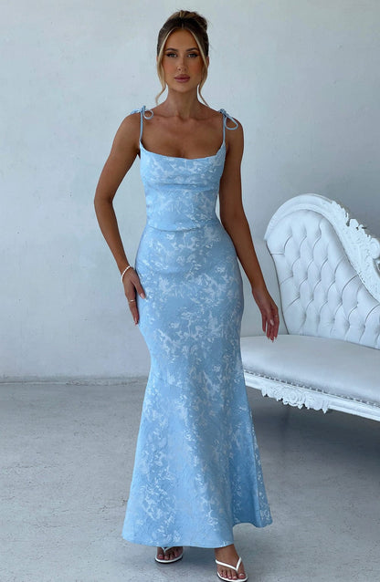 Whitney Maxi Dress Blu