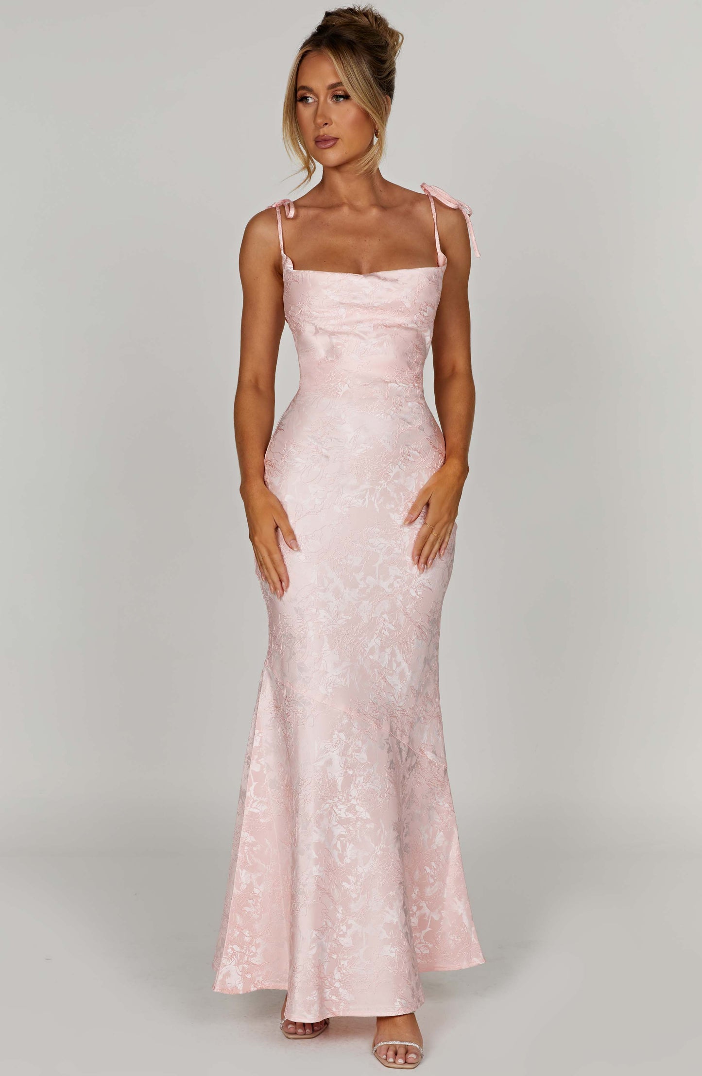 Abito da sera in chiffon Rosa