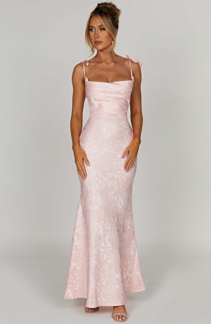 Abito da sera in chiffon Rosa