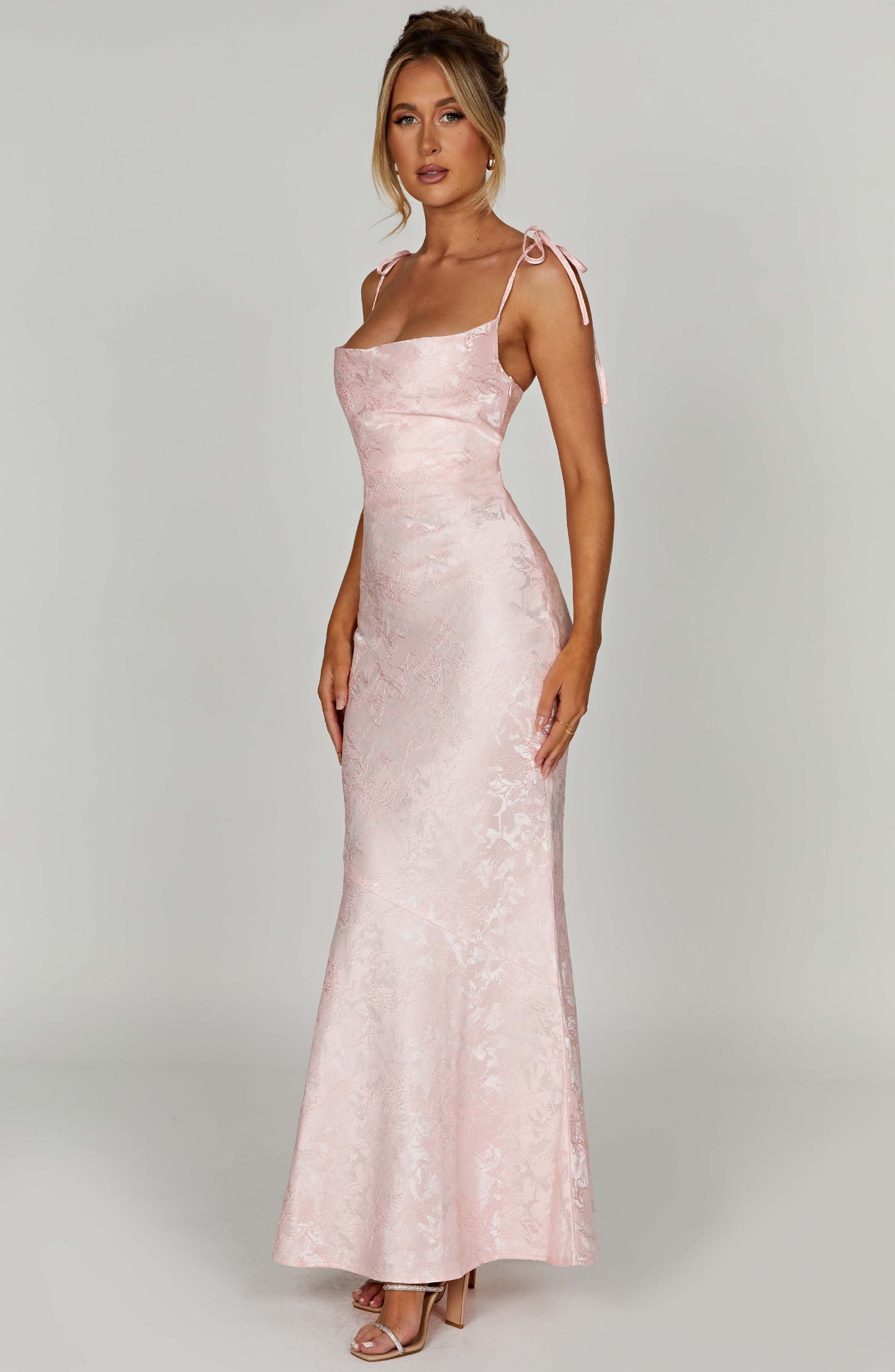 Abito da sera in chiffon Rosa