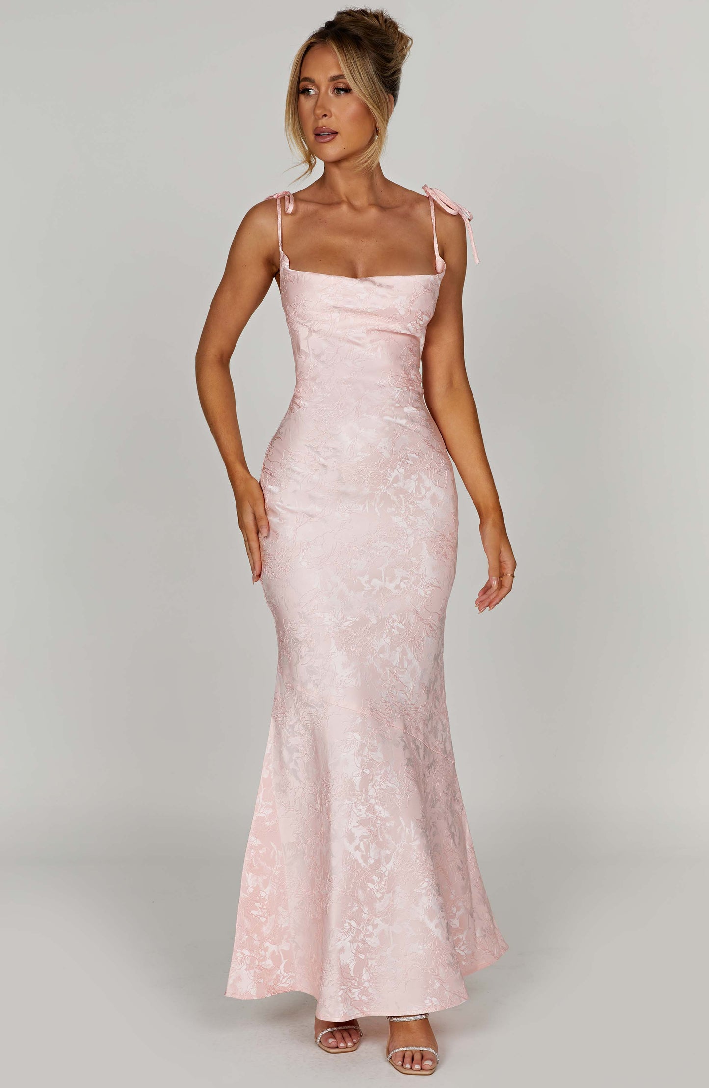 Abito da sera in chiffon Rosa