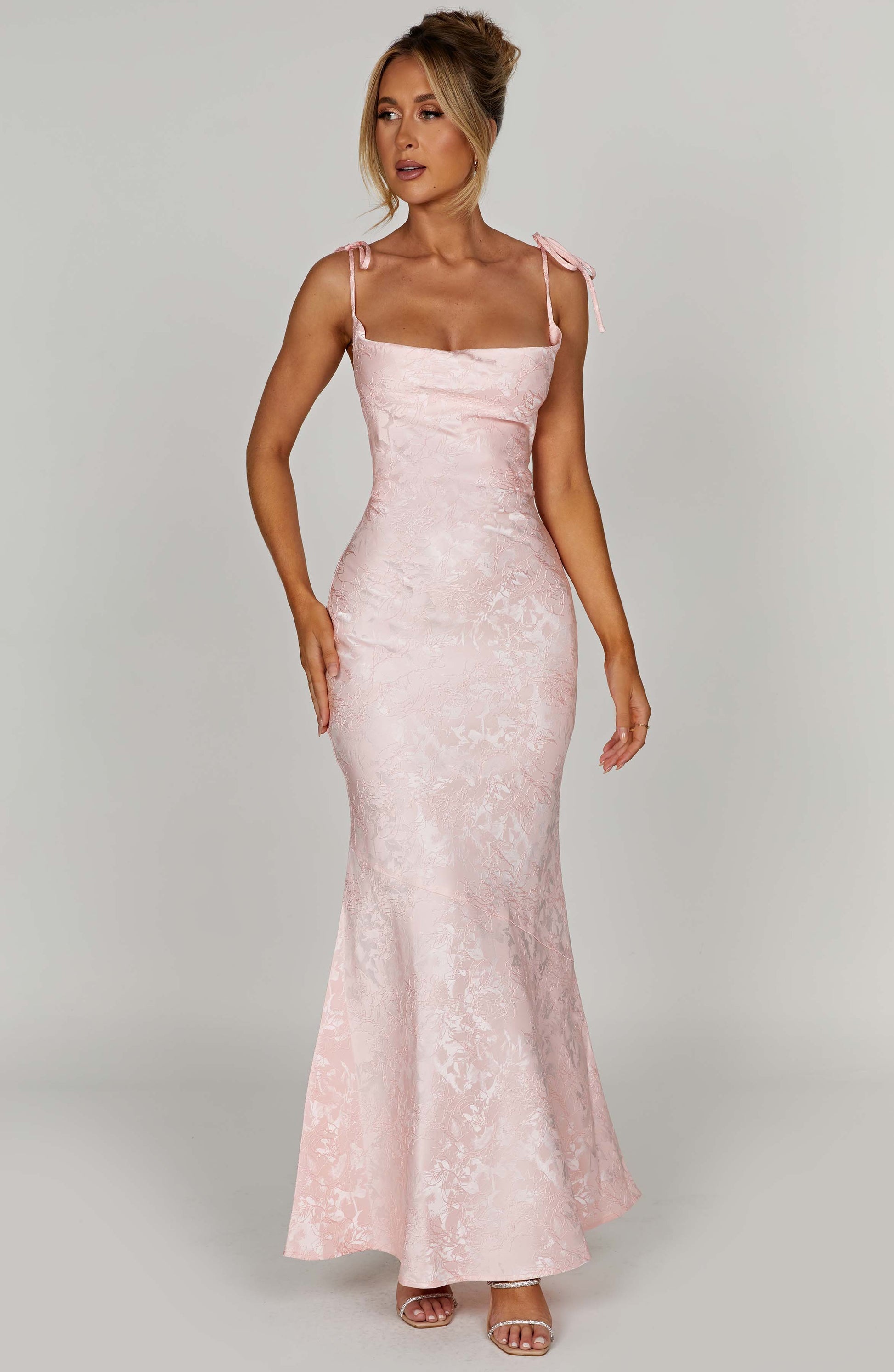 Abito da sera in chiffon Rosa