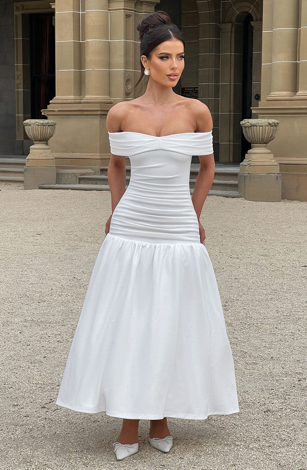 Abito da donna Wilhelmina Midaxi Avorio