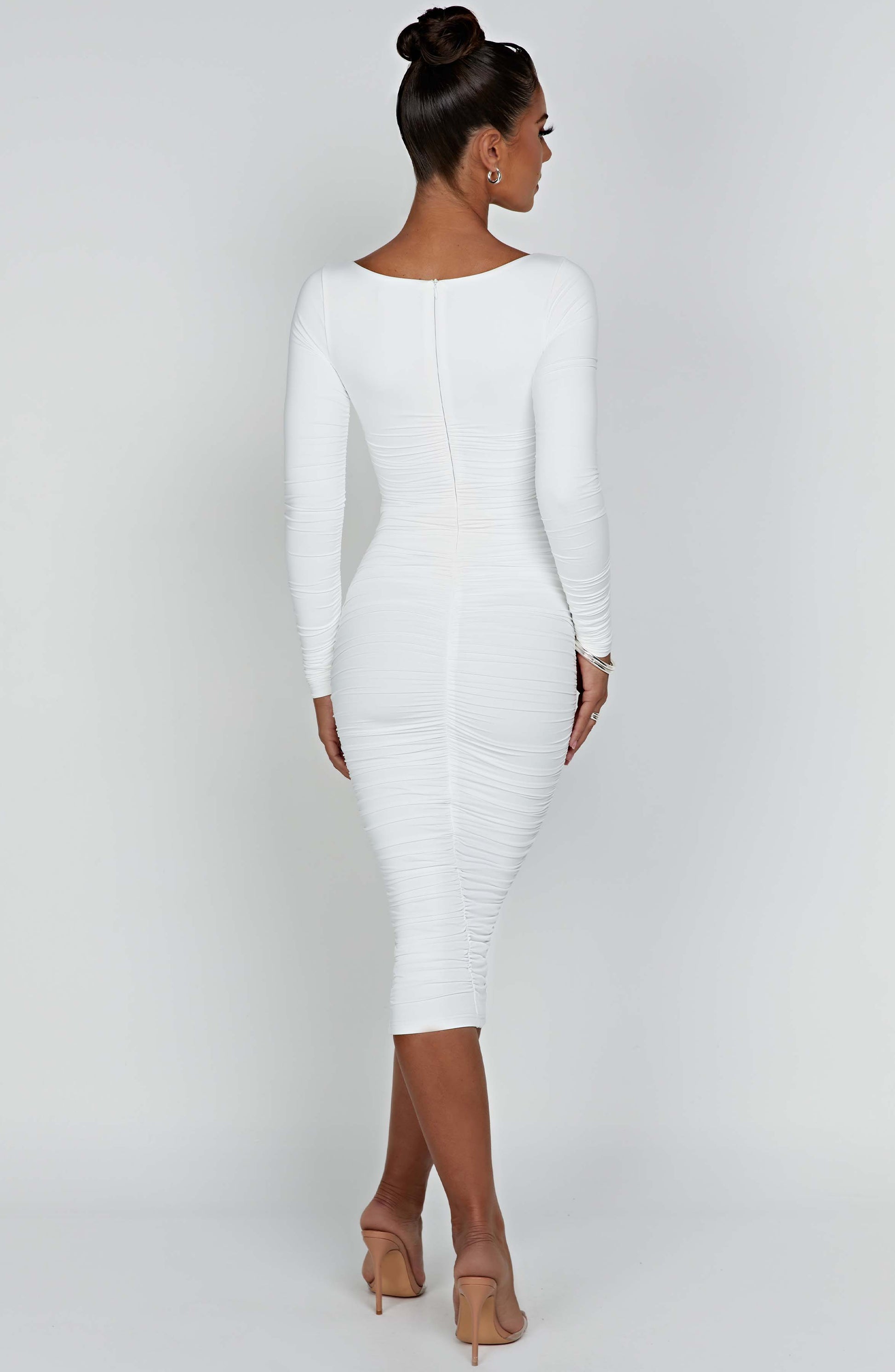 Abito Maxi Bianco Donna