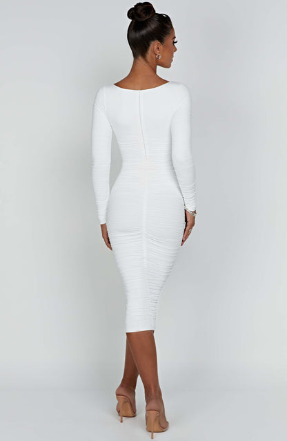Abito Maxi Bianco Donna