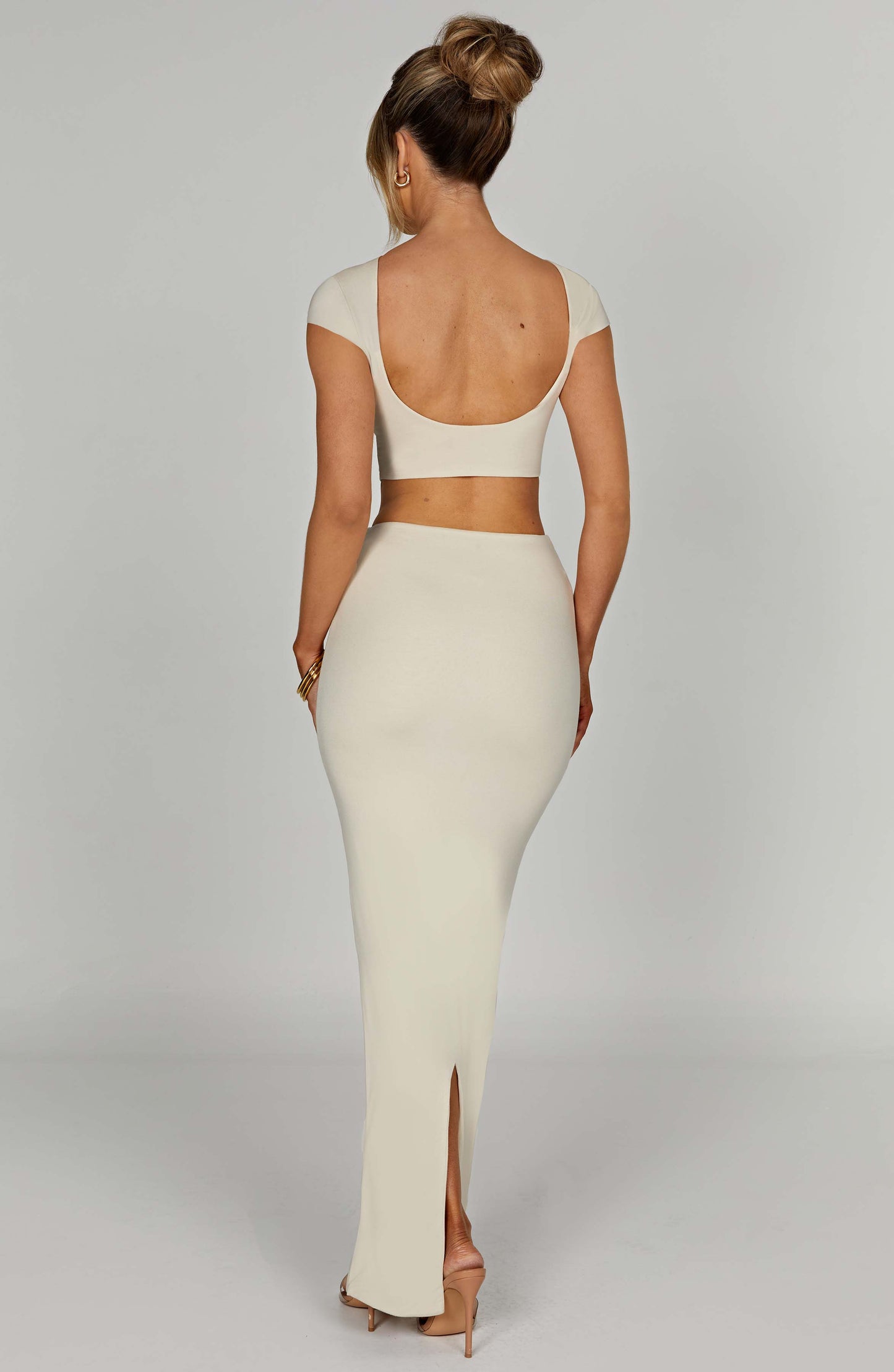 Gonna Maxi Crema Yazmin