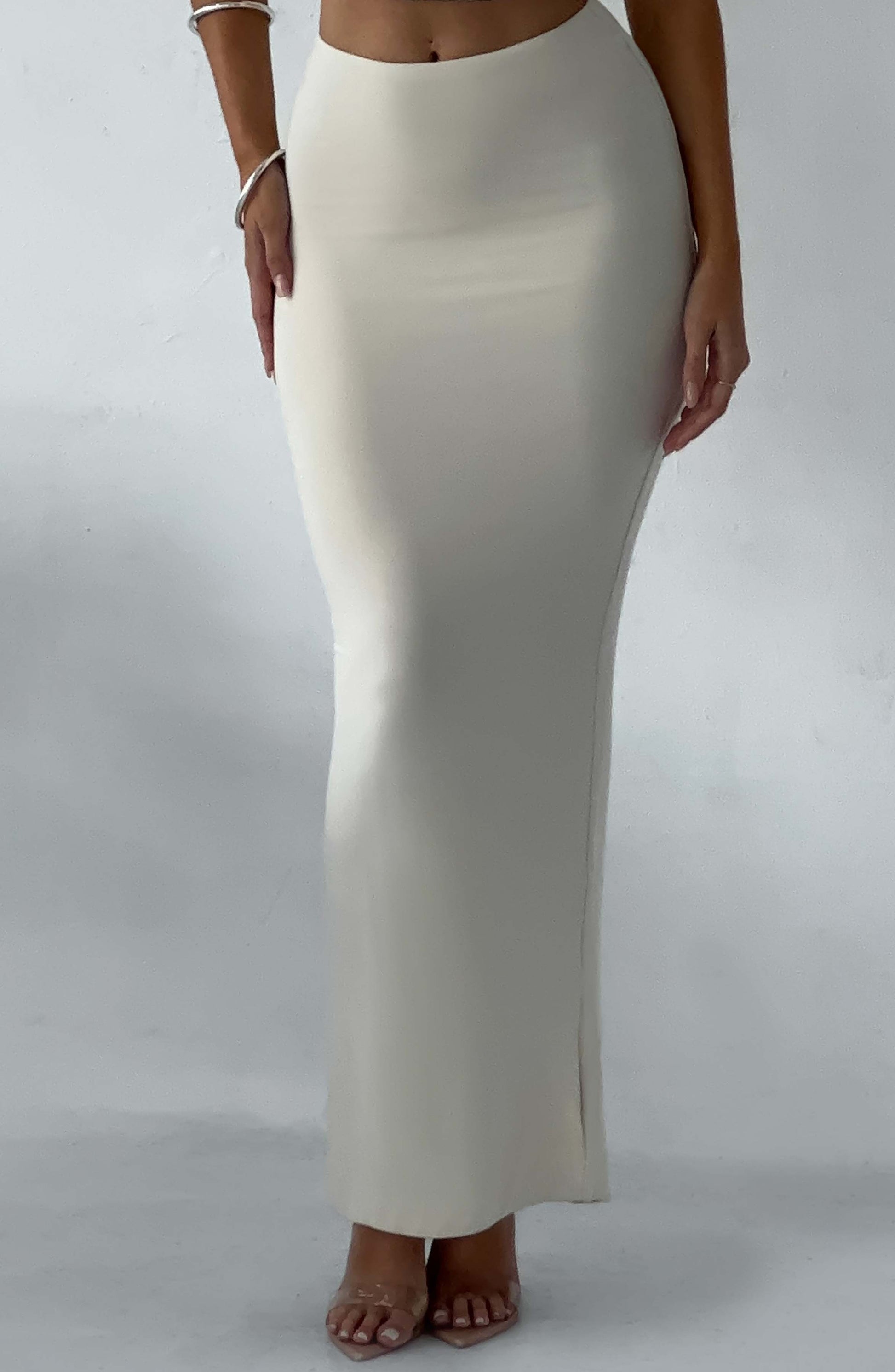 Gonna Maxi Crema Yazmin