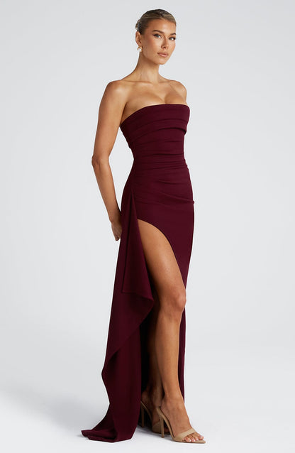 Abito Maxi Cherry Lacquer